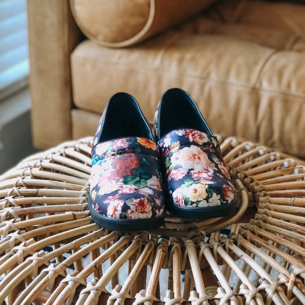 Floral Clogs